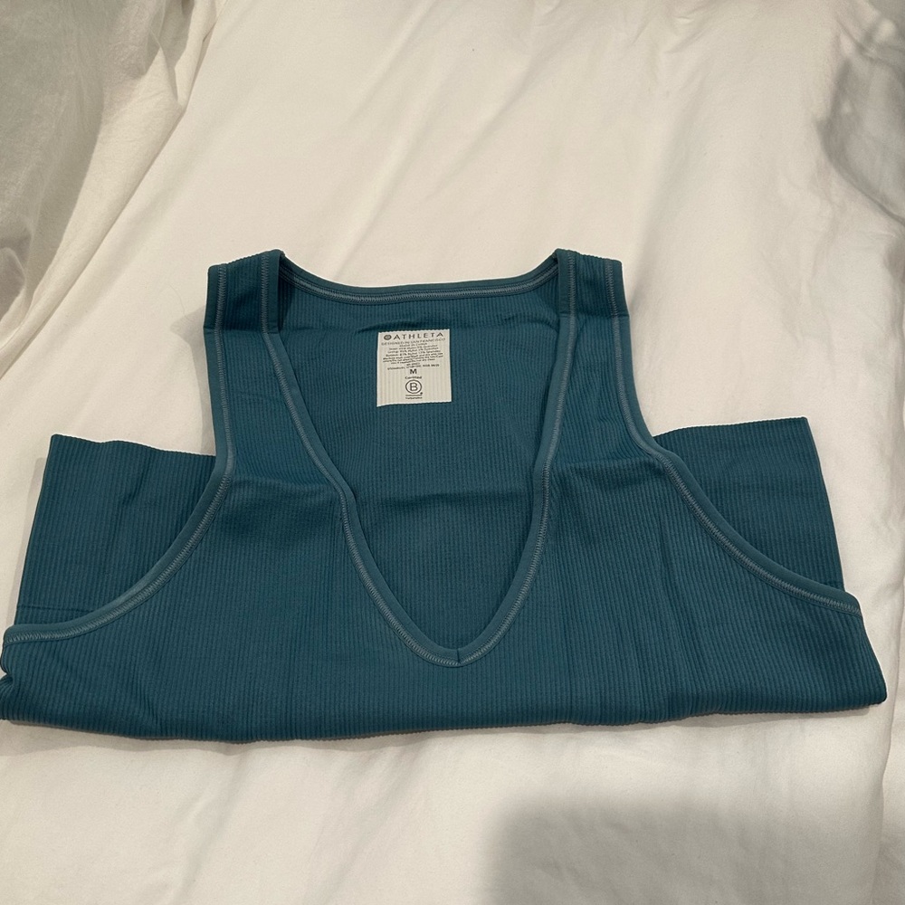 Aurora Seamless Cropped Rib Tank - Picture 6 of 6